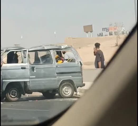 آثار الحادث