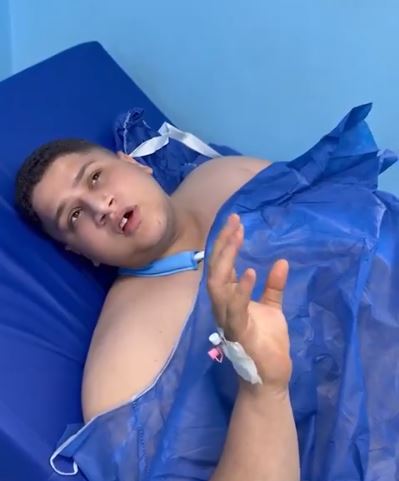 حادث مروع.. إصابة البلوجر محمد فرج الشهير بـ«أم عمر» ونقله للمستشفى