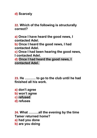 <strong>مراجعة ليلة الامتحان في الإنجليزي للثانوية العامة</strong>