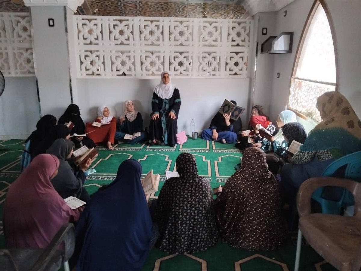 حضور كبير للسيدات بالمقارئ القرآنية للواعظات بمديرية أوقاف الفيوم
