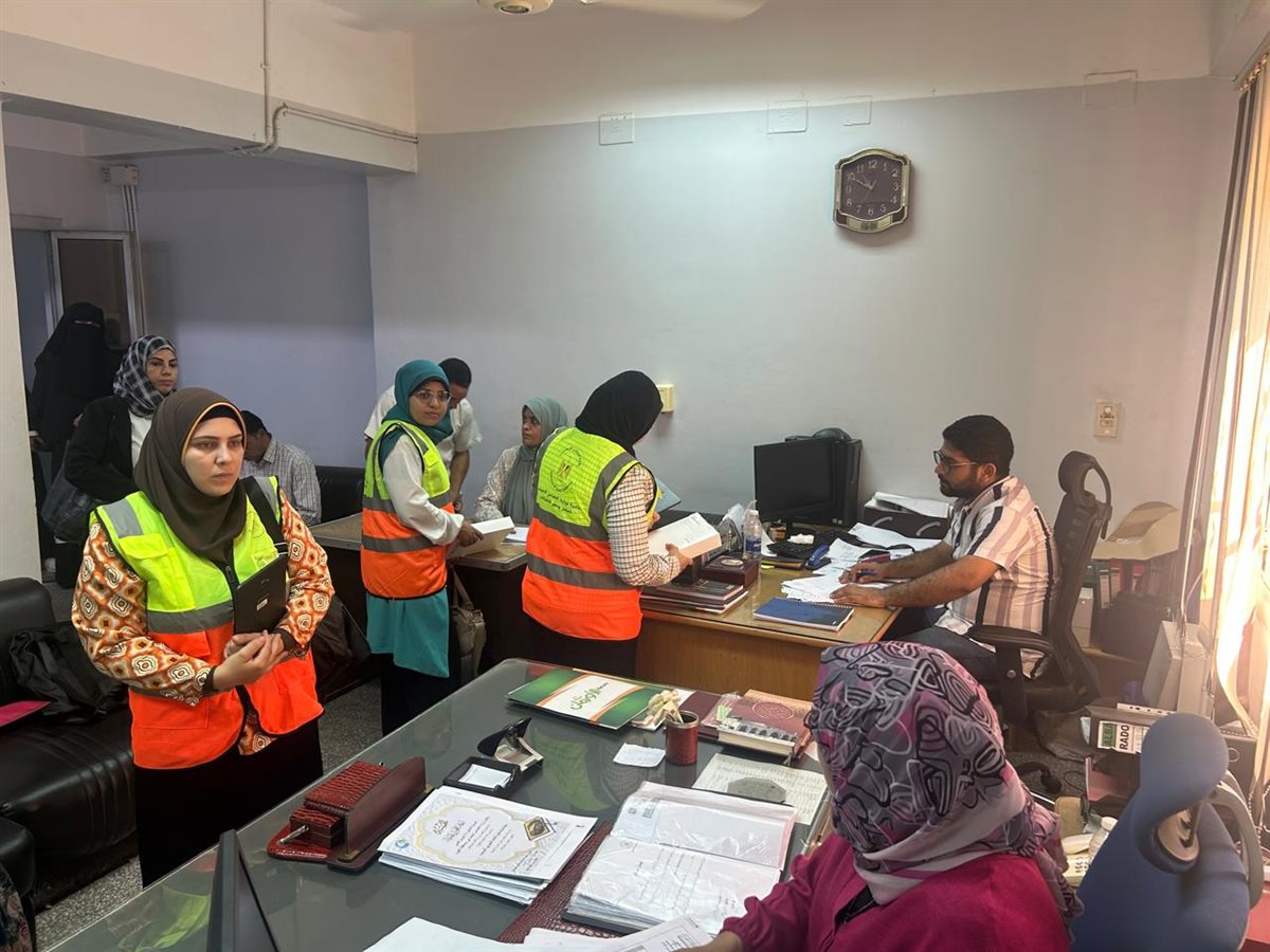 بدء الأعمال الميدانية للمسح الوطني الشامل بالفيوم