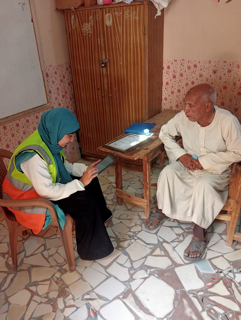 بدء الأعمال الميدانية للمسح الوطني الشامل بالفيوم