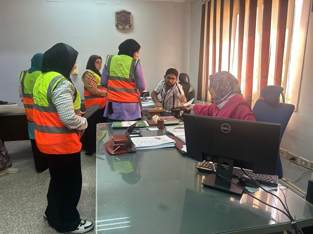 بدء الأعمال الميدانية للمسح الوطني الشامل بالفيوم