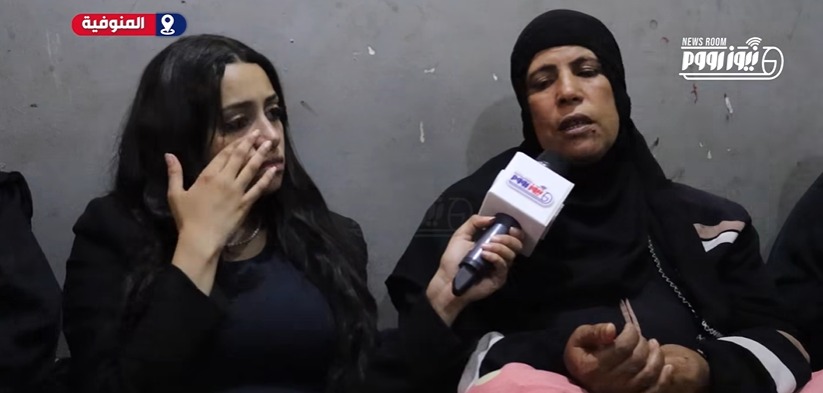 أم  سائق ميكروباص حادث الطريق الأقليمي بالمنوفية 
