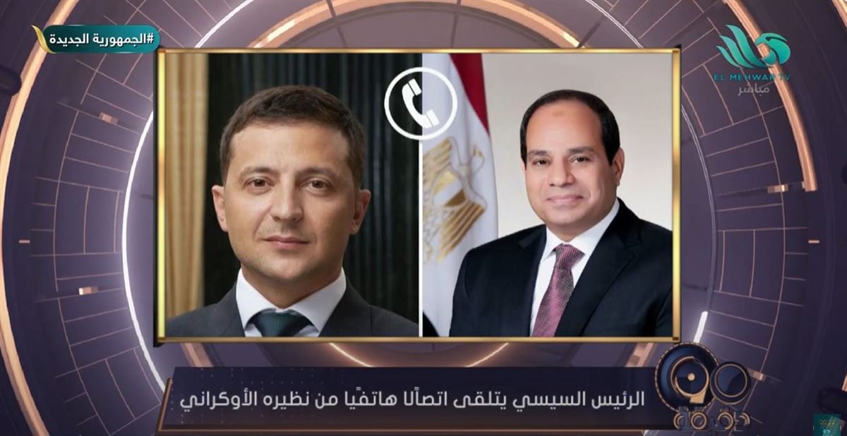 الرئيس السيسي والرئيس الأوكراني