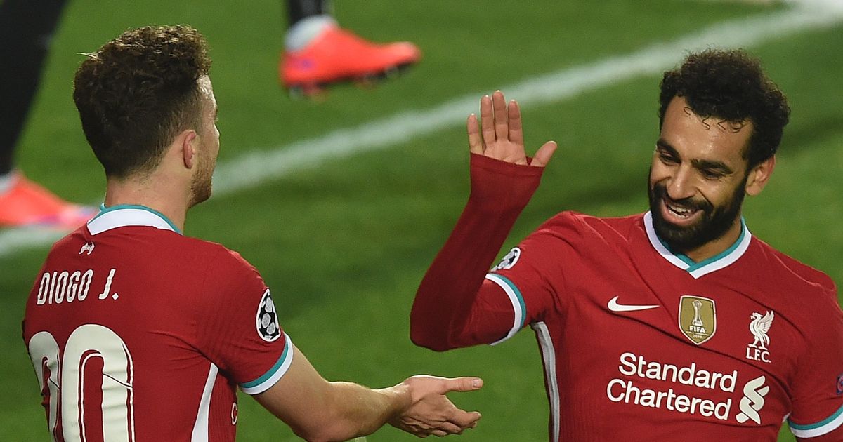 ديوجو جوتا برفقة محمد صلاح 