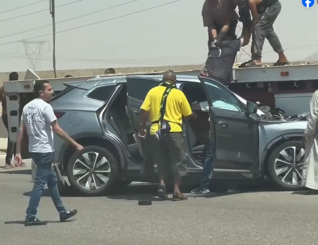 حادث طريق السخنة