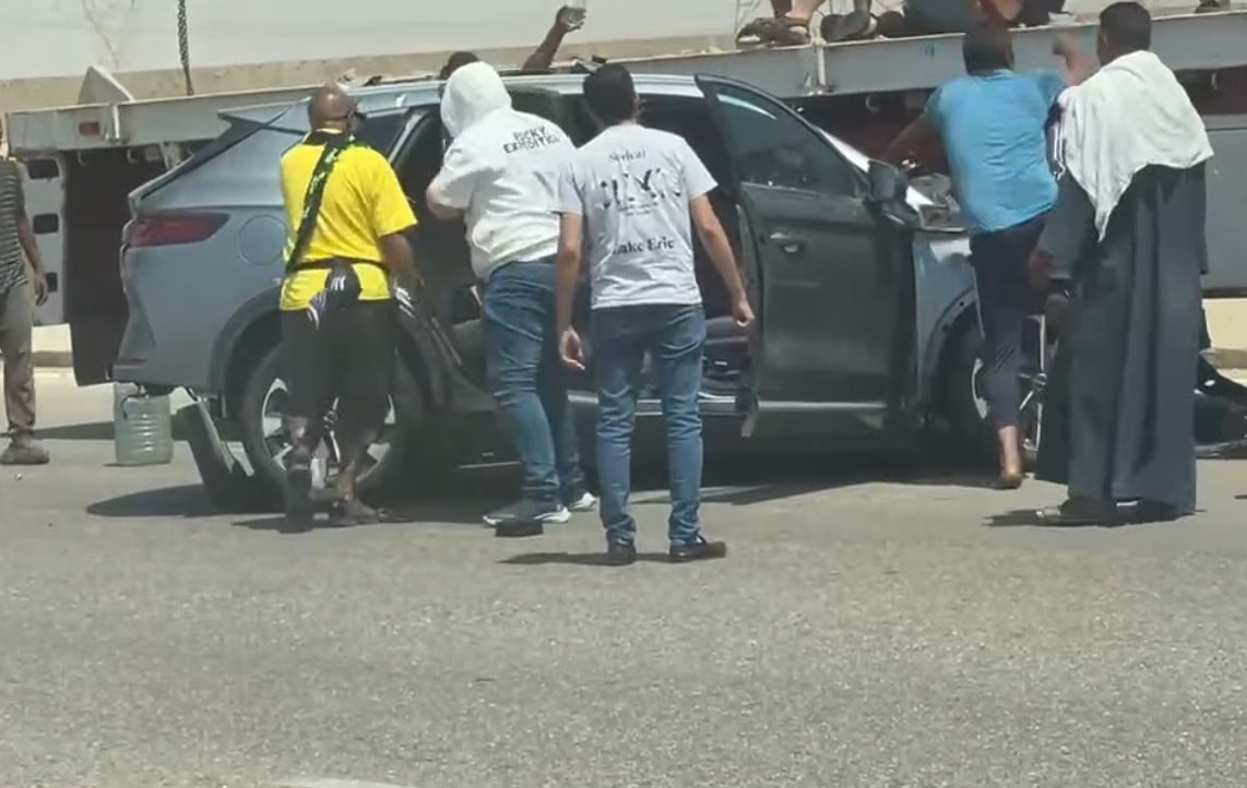 حادث طريق السخنة