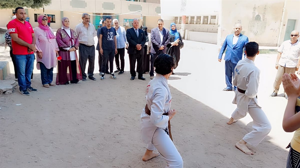 وكيل تعليم الفيوم يشهد كرنفال الأنشطة الصيفية بمدرسة الشهيد مصطفى أحمد علي بغرب الفيوم