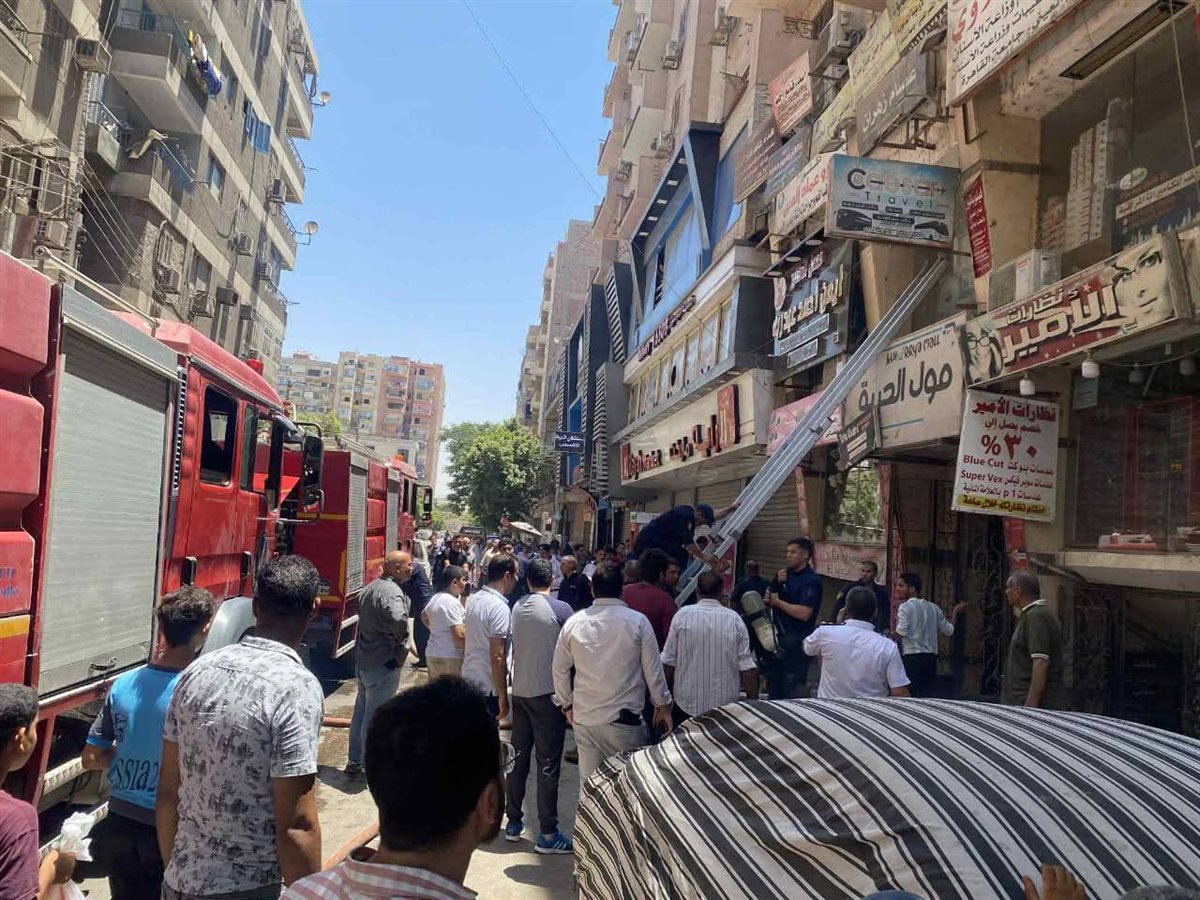 صورة من الحادث في المنيا