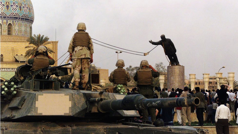 سقوط نظام صدام حسين