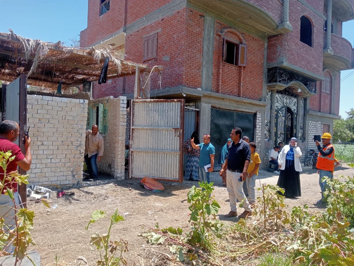 16 حالة إزالة فورية لتعديات البناء المخالف وفصل تيار كهربائي لمتغيرات غير قانونية بأبشواى