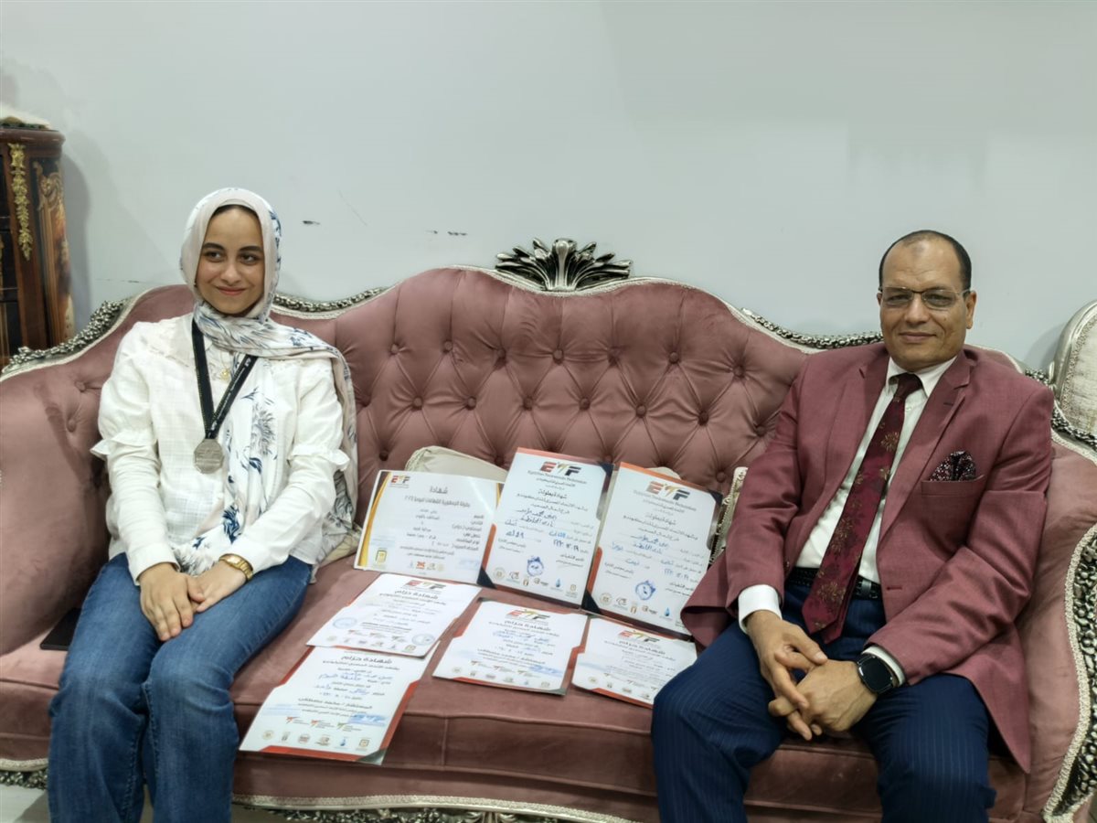 يمنى بنت الفيوم تتألق في التايكوندو وتحصد المركز الثاني جمهوريًا في