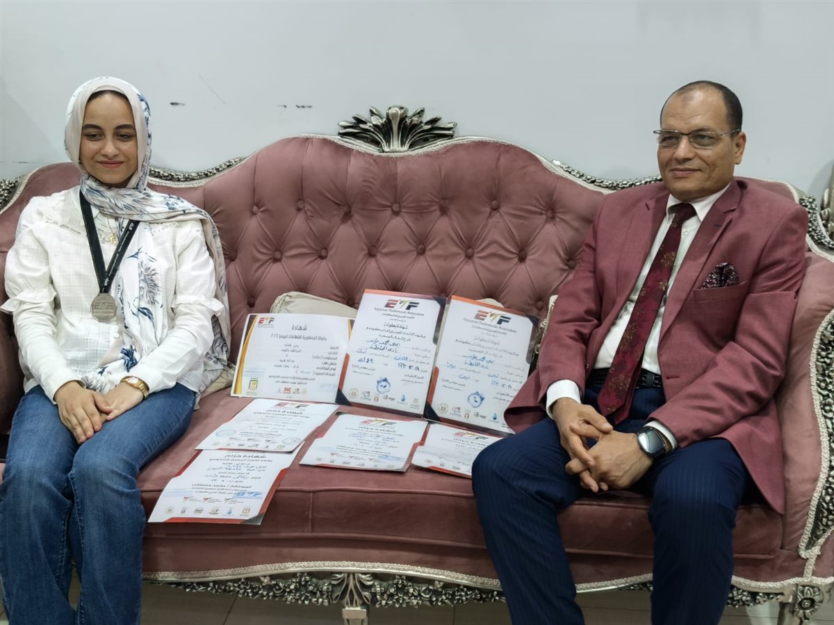 يمنى بنت الفيوم تتألق في التايكوندو وتحصد المركز الثاني جمهوريًا في
