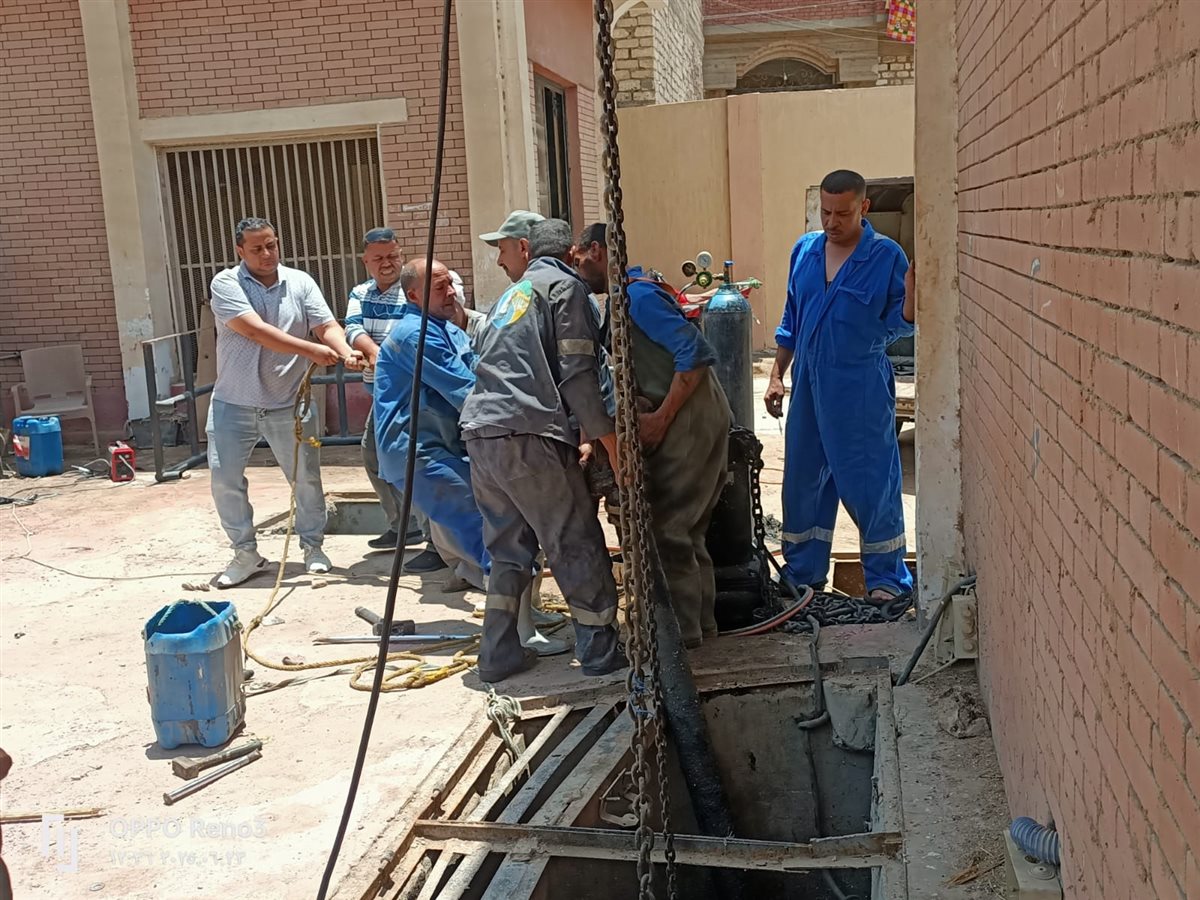 مياه الفيوم” تواصل تنفيذ خطة شاملة لصيانة محطات الصرف الصحي ورفع كفاءتها التشغيلية