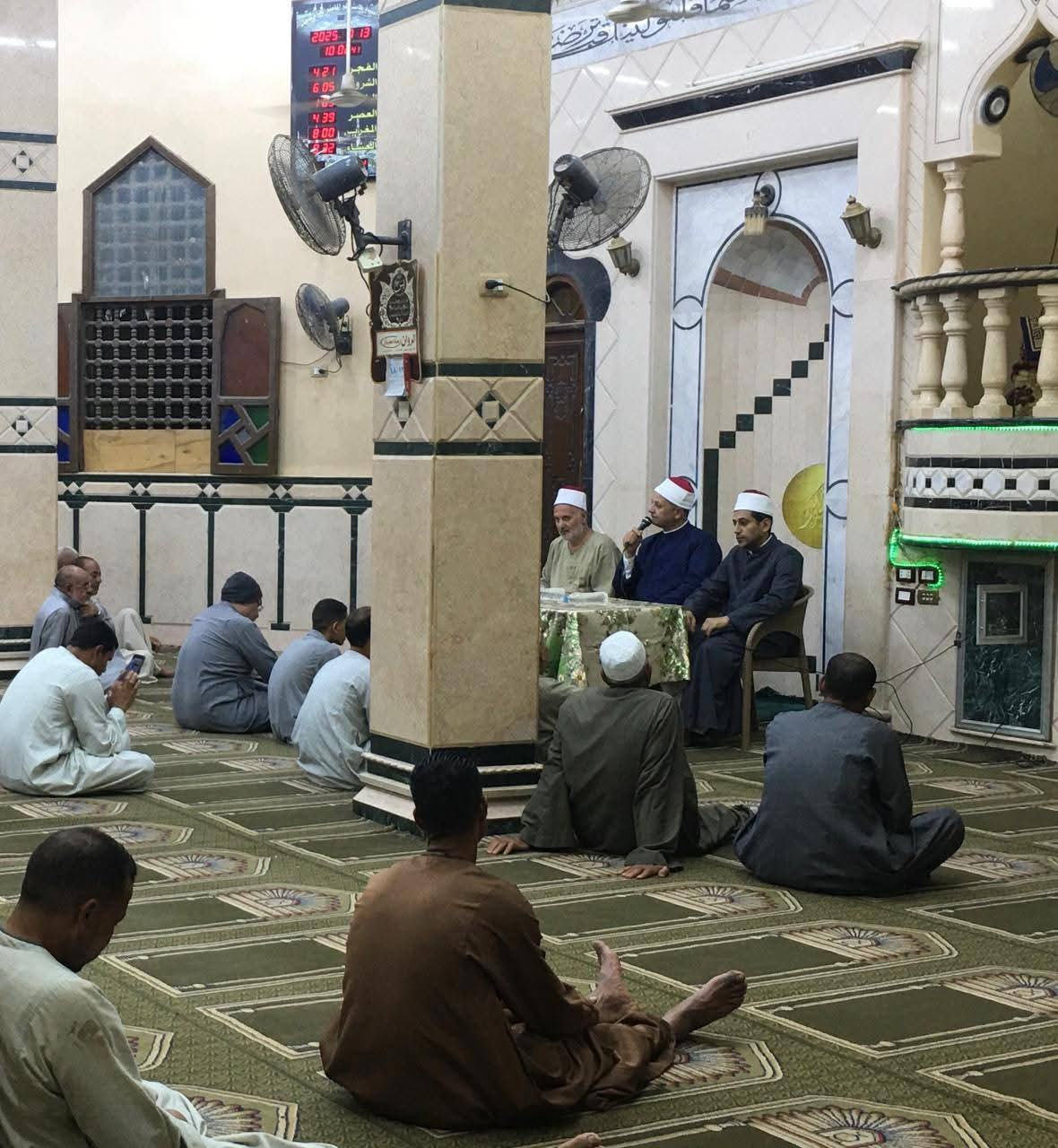 انطلاق فعاليات اليوم الأول من الأسبوع الثقافي بالمسجد الكبير بإطسا شرق بالفيوم