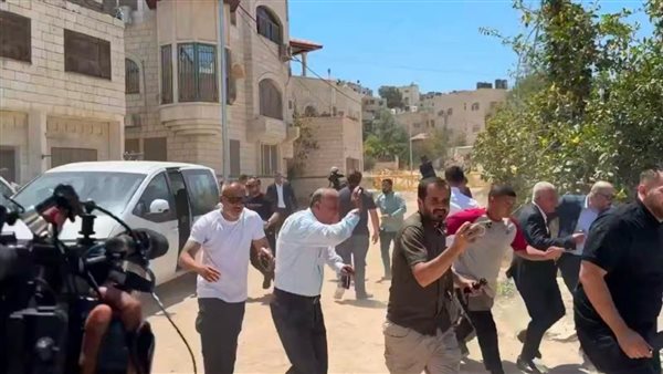 الاعتداء الإسرائيلي على الوفد الدبلوماسي بجنين