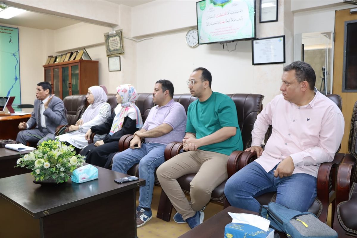 مياه الفيوم: اجتماع لمتابعة الموقف التنفيذي للمرحلة الثالثة بمحطة مياه العزب الجديدة ضمن مبادرة “حياة كريمة