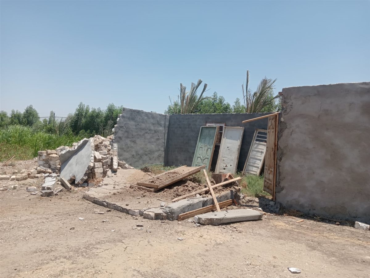 رئيس مركز ابشواى : 24 حالة إزالة فورية لتعديات بناء في المهد