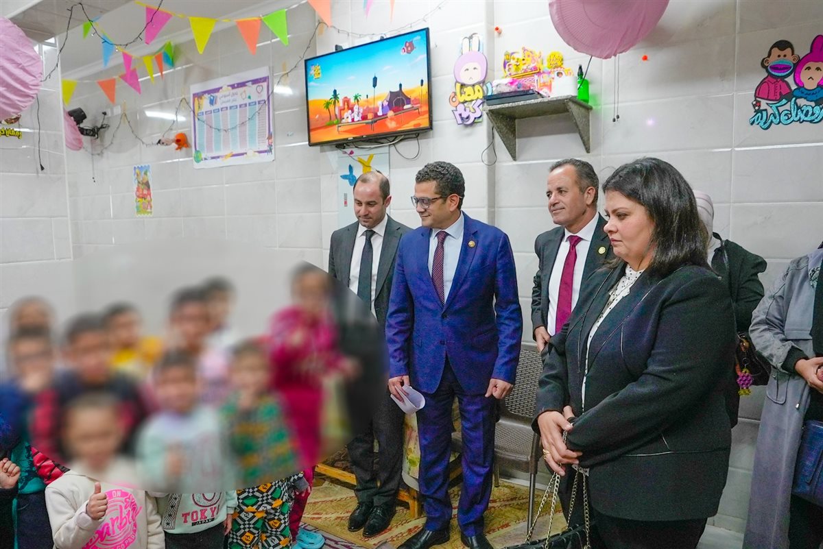 جانب من الزيارة 