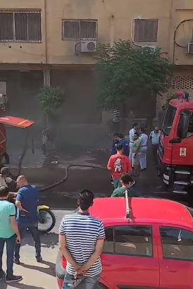 حريق هائل داخل شقة سكنية بكوبري القبة.. والحماية المدنية تتدخل للسيطرة