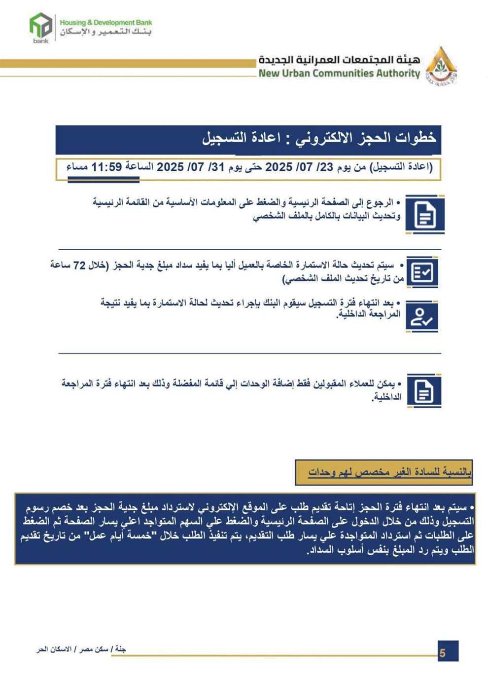 الإسكان تطرح ملحق كراسة شروط حجز وحدات «جنة وسكن مصر والإسكان الحر»