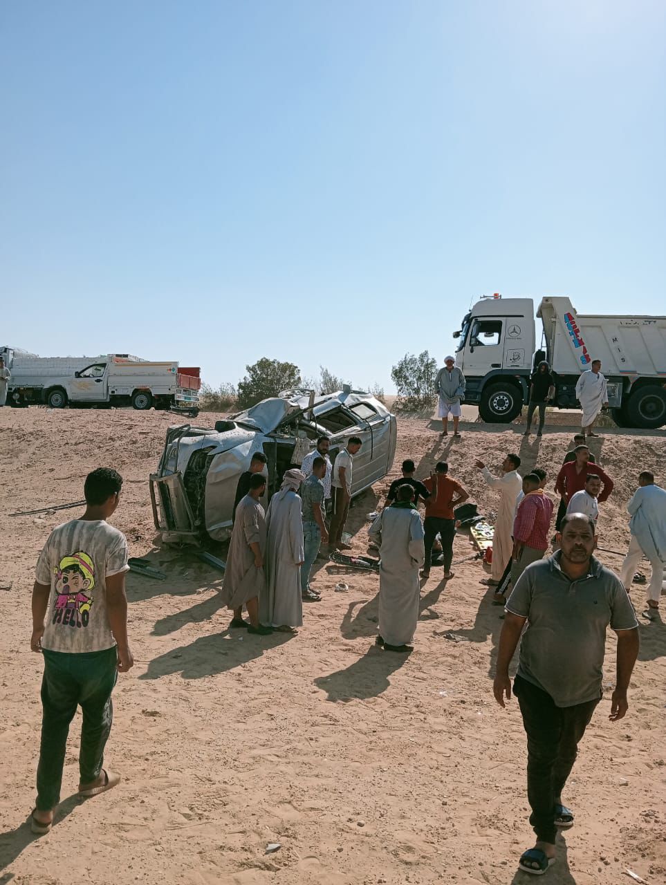 <strong> حادث اللواء عصام عبدالله مدير أمن الوادي الجديد </strong>
