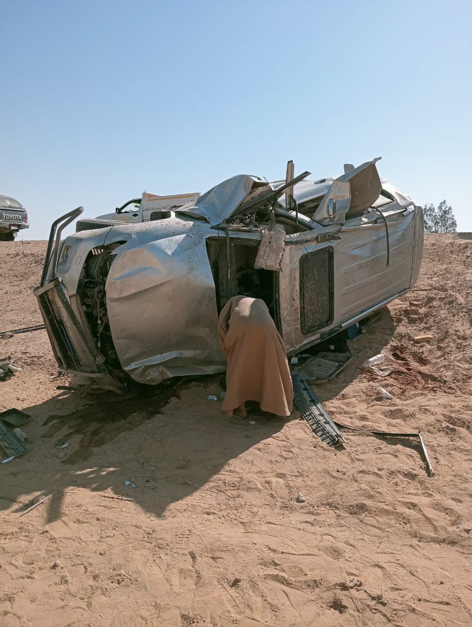 <strong> حادث اللواء عصام عبدالله مدير أمن الوادي الجديد </strong>