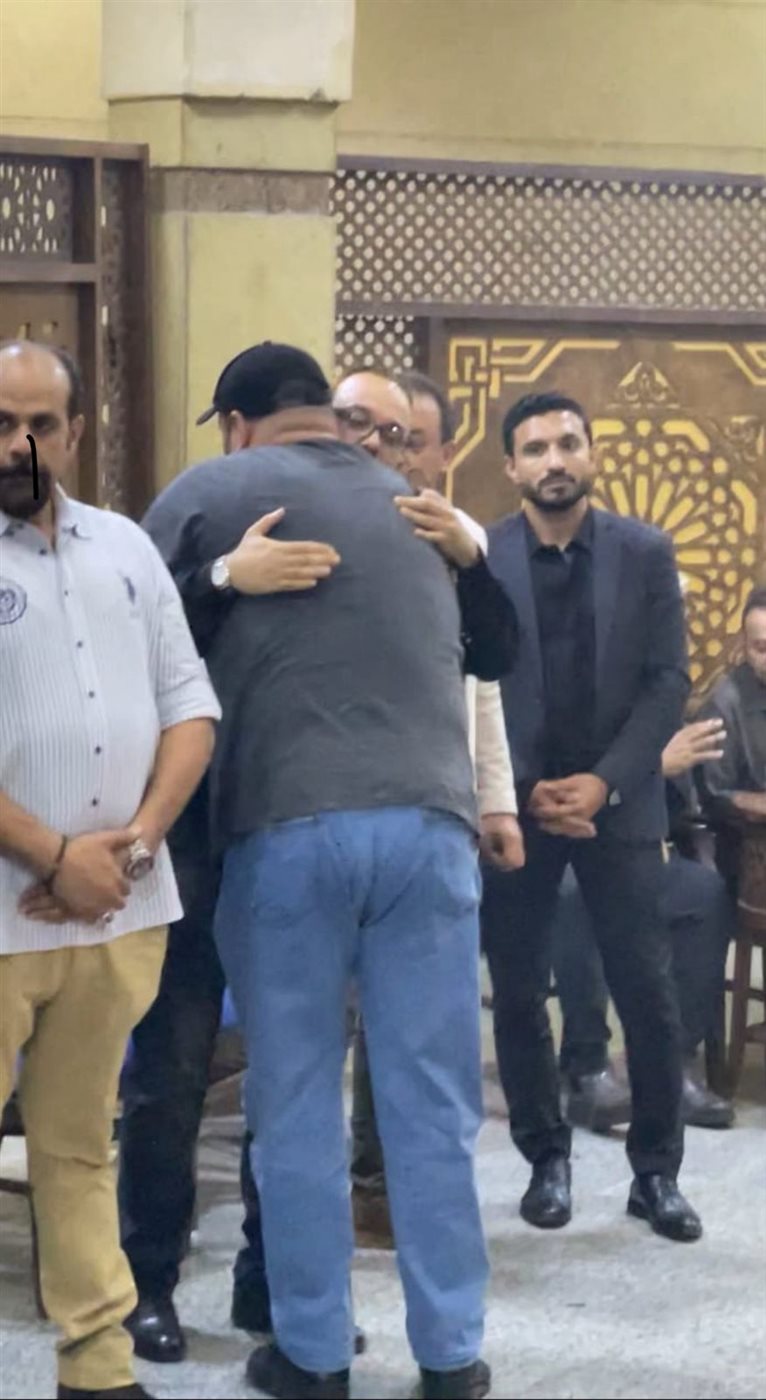 عزاء شقيق المخرج خالد جلال بمسجد الحامدية الشاذلية