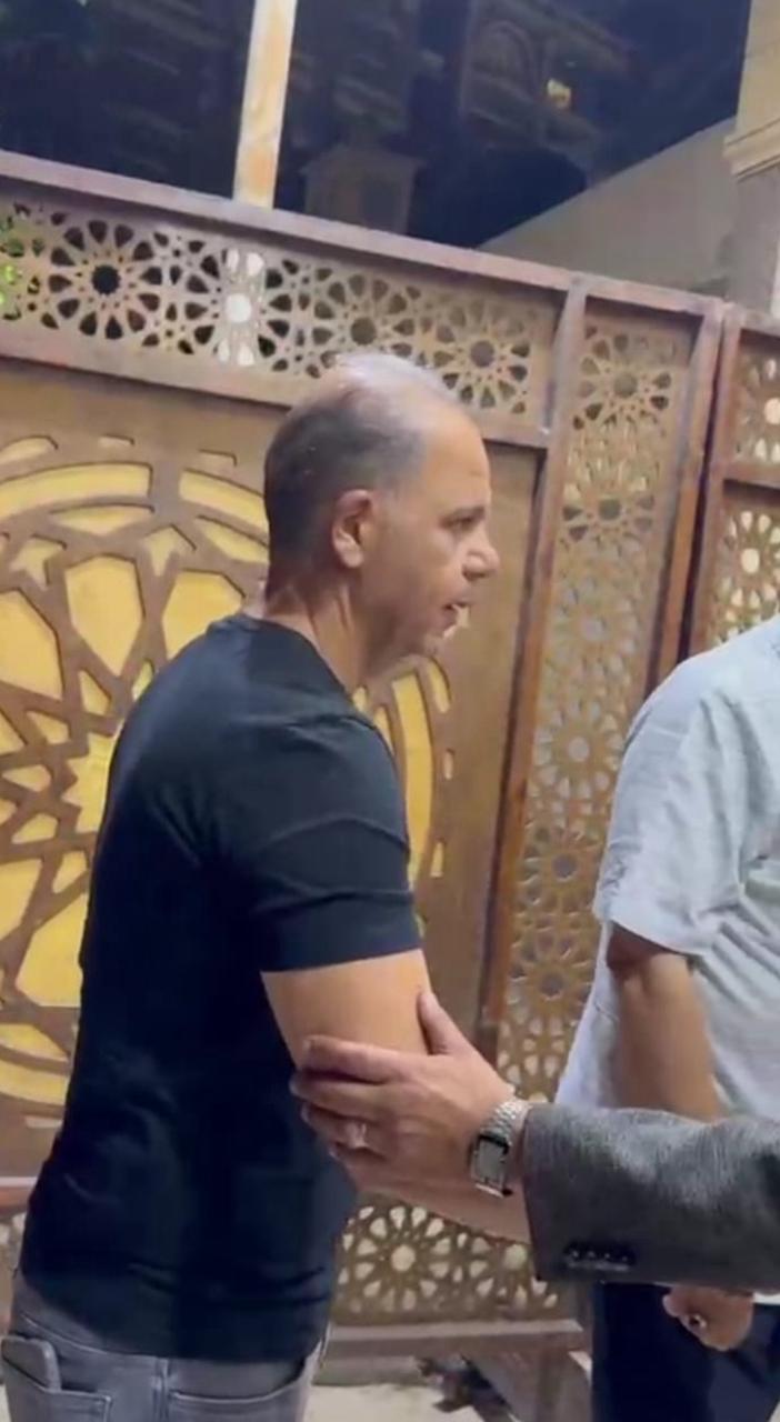 عزاء شقيق المخرج المسرحي الكبير خالد جلال رئيس قطاع الإنتاج الثقافي بمسجد الحامدية الشاذلية