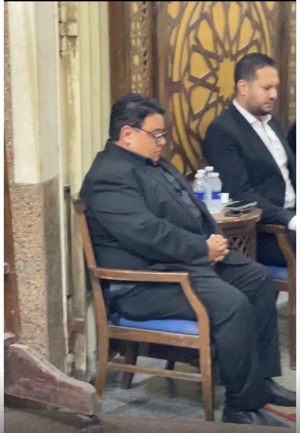 عزاء شقيق المخرج المسرحي الكبير خالد جلال رئيس قطاع الإنتاج الثقافي بمسجد الحامدية الشاذلية