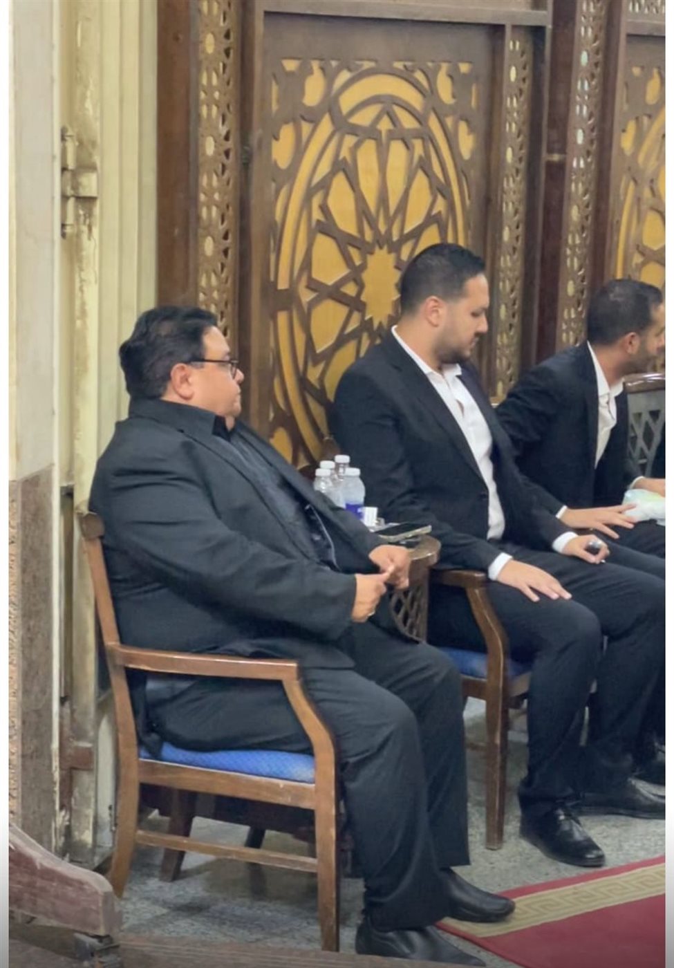 عزاء شقيق المخرج المسرحي الكبير خالد جلال رئيس قطاع الإنتاج الثقافي بمسجد الحامدية الشاذلية