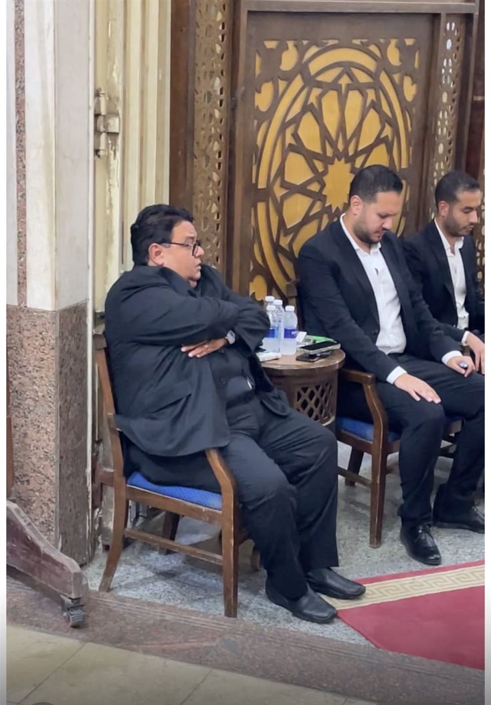 عزاء شقيق المخرج المسرحي الكبير خالد جلال رئيس قطاع الإنتاج الثقافي بمسجد الحامدية الشاذلية