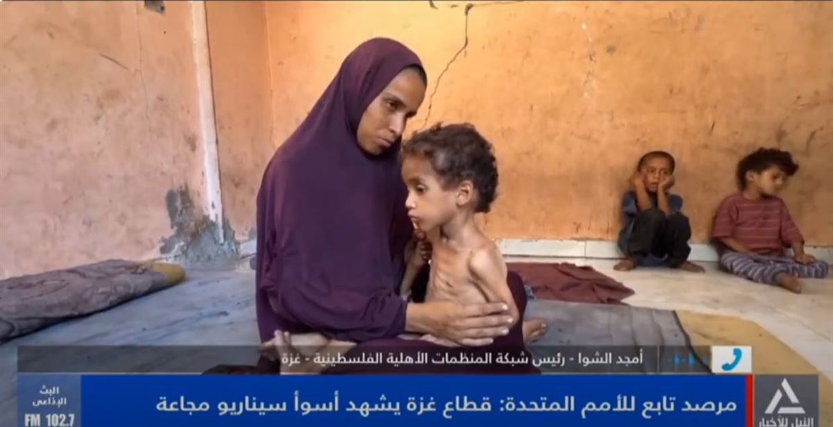 المجاعة في قطاع غزة