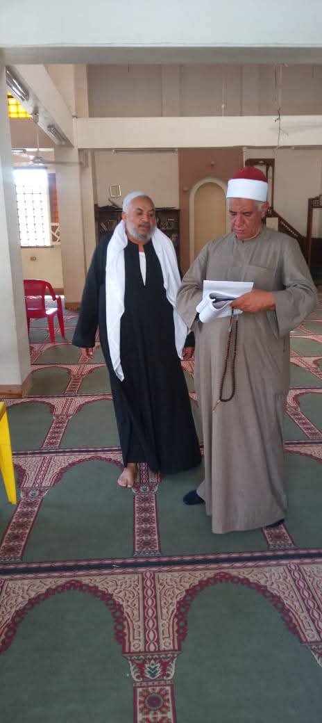 جولة مفاجئة لمدير أوقاف الفيوم على المساجد ويؤكد: الحفاظ على المرافق العامة مطلب شرعى ووطني