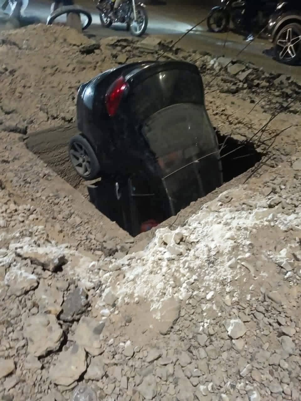 آثار الحادث