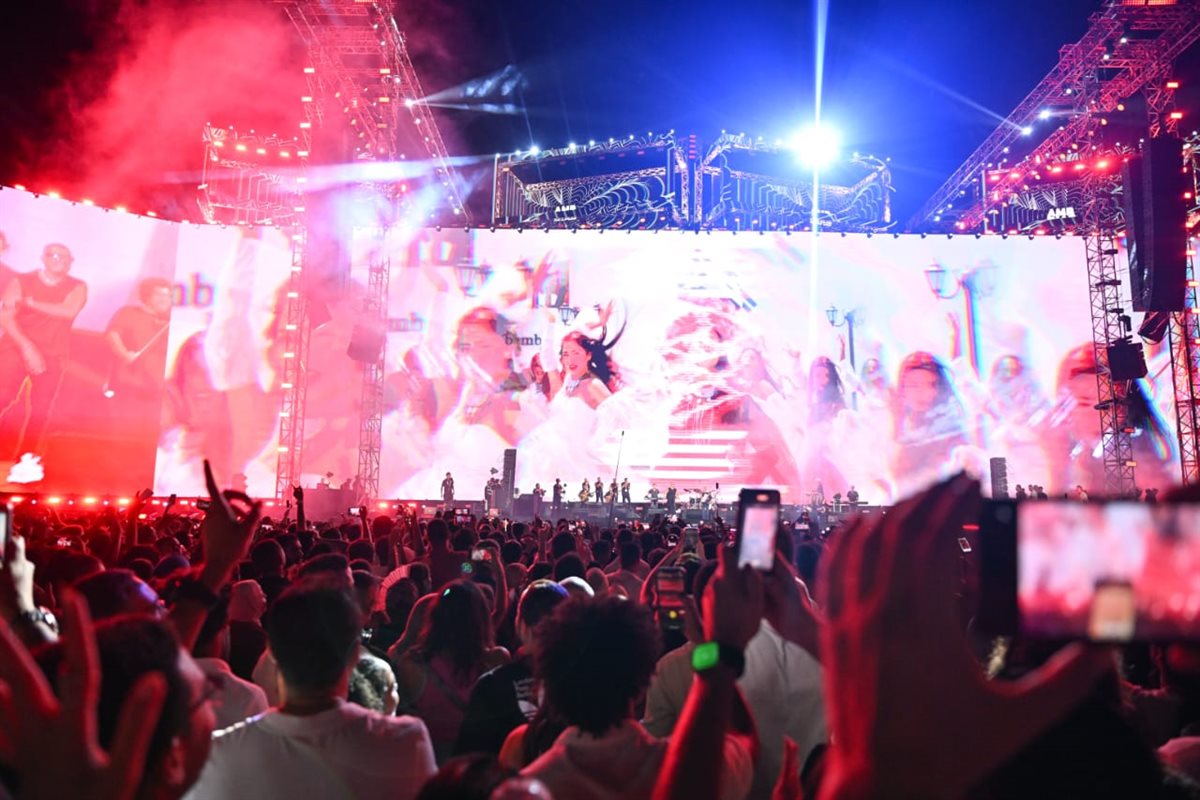 حفل عمرو دياب في مهرجان العلمين
