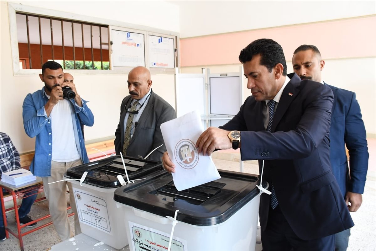 أدلى الدكتور أشرف صبحي وزير الشباب والرياضة<br>