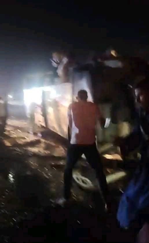 حادث الطريق الصحراوي الشرقي ببني سويف