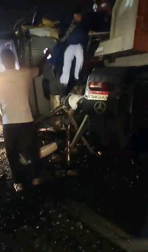 حادث الطريق الصحراوي الشرقي ببني سويف