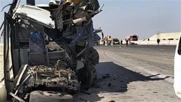 حادث الطريق الصحراوي الشرقي ببني سويف