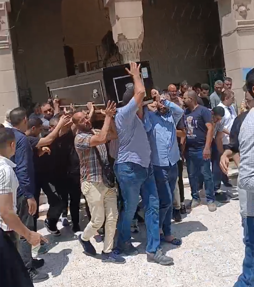 جنازة طبيبة الامتياز سلمى حبيش