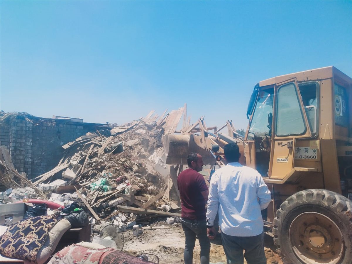 حملة مكبرة تسفر عن 22 حالة إسترداد أملاك دولة وإزالة لتعديات على الأراضي الزراعية بابشواى