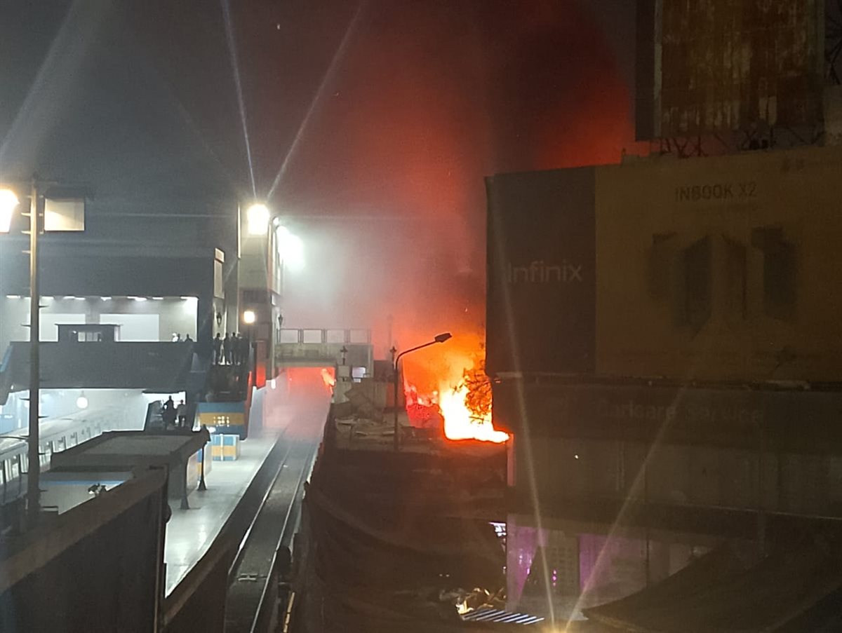 حريق شبرا الخيمة