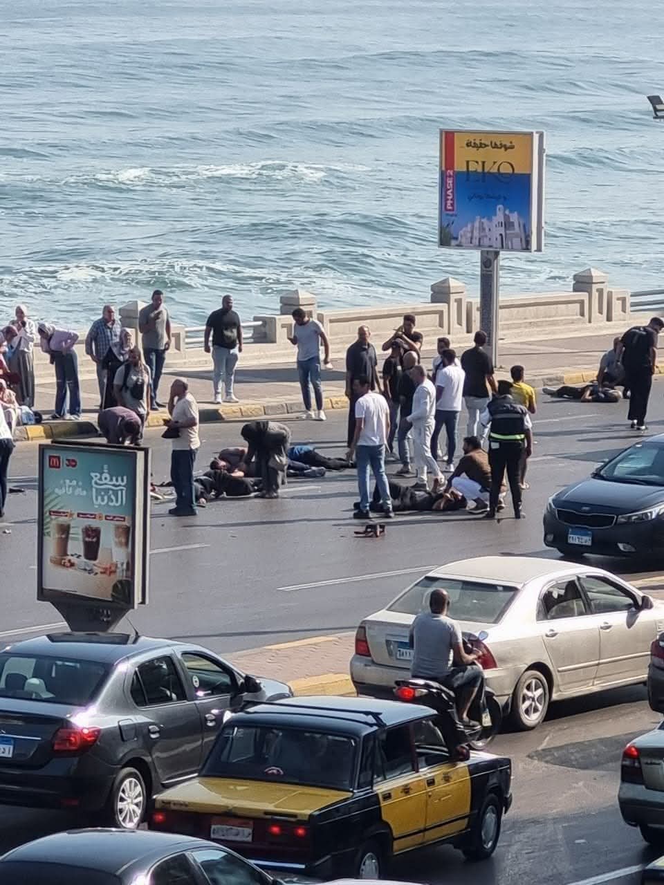 <strong>التفاصيل الكاملة لحادث كورنيش الإسكندرية</strong>