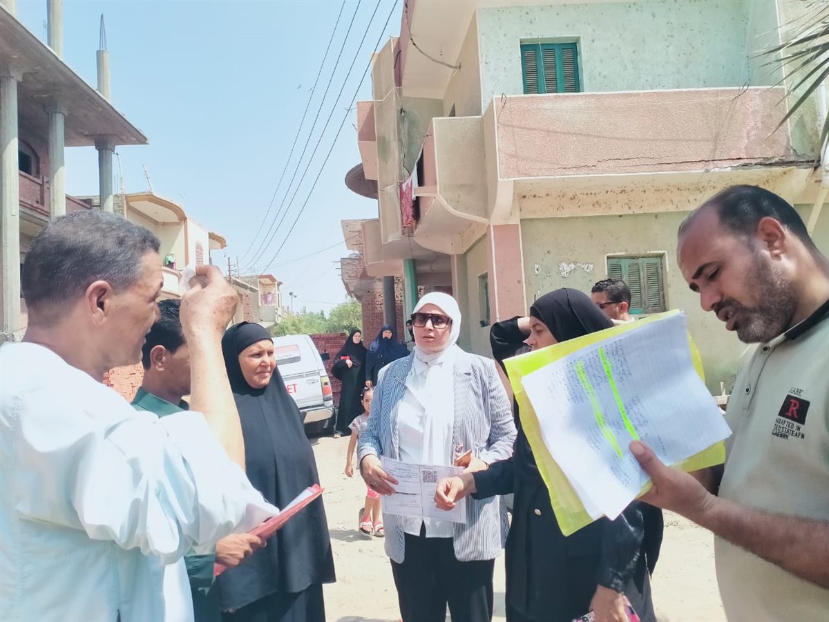 إزالة 26 حالة إسترداد أملاك دولة وإزالة لتعديات على الأراضي الزراعية بابشواى<br> 
