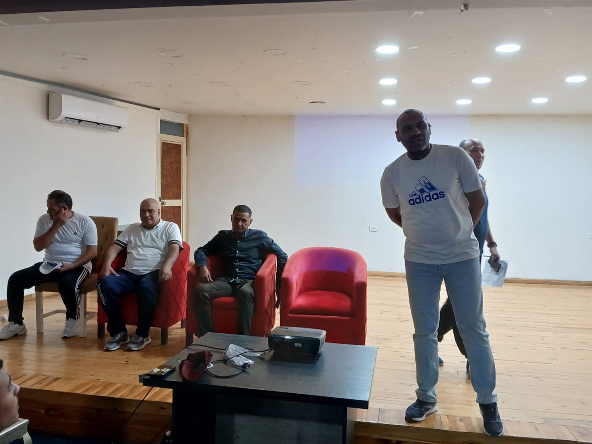 رمية التماس والركلات والمهارات الحركية... محاضرات فى دورة المدربين بالفيوم