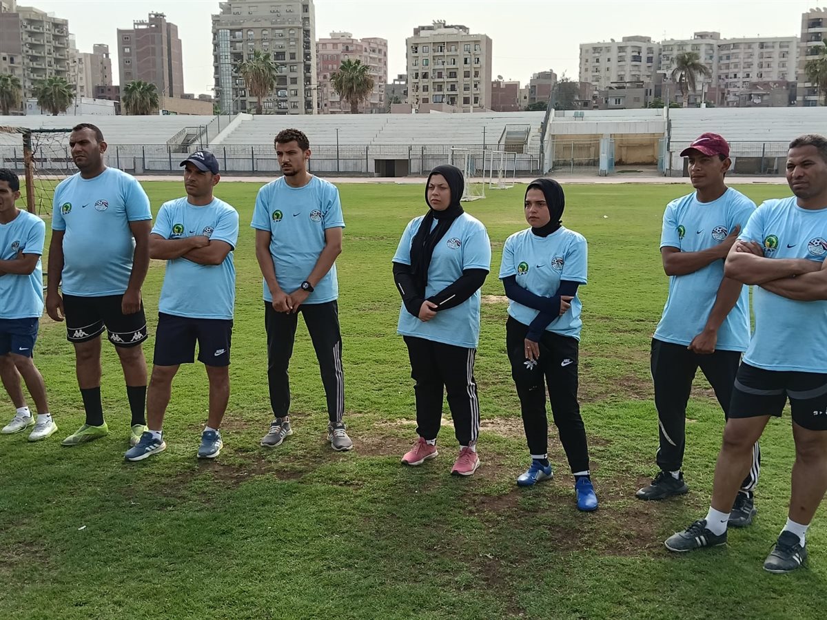رمية التماس والركلات والمهارات الحركية... محاضرات فى دورة المدربين بالفيوم