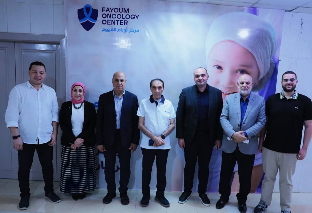 جامعة وادي النيل تدعم مركز أورام الفيوم لبحث إمكانية توقيع بروتوكول تعاون بينهما لخدمة أهالي الفيوم