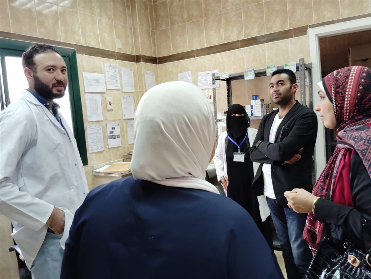 وكيل وزارة الصحة يتفقد بعض وحدات مركز الفيوم للاطمئنان على سير العمل